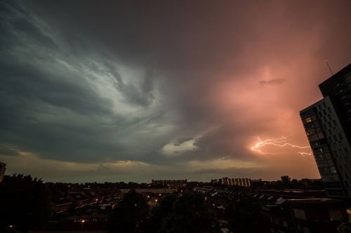 lightning storm clouds