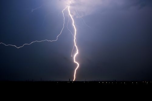 lightning thunder night