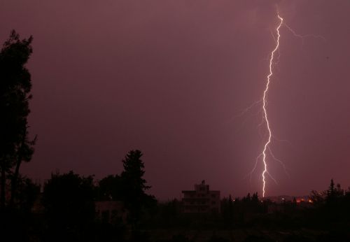 lightning night thunder