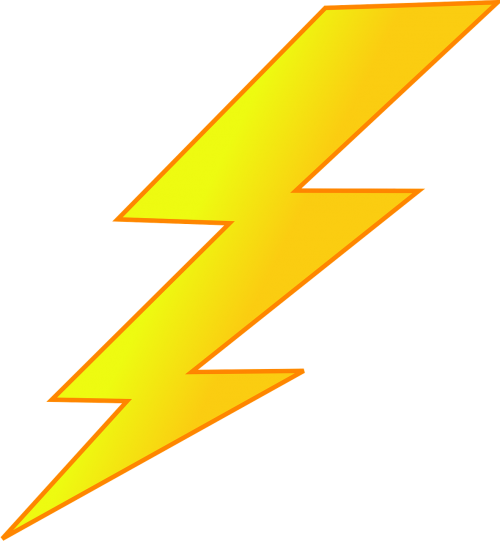 lightning bolt yellow