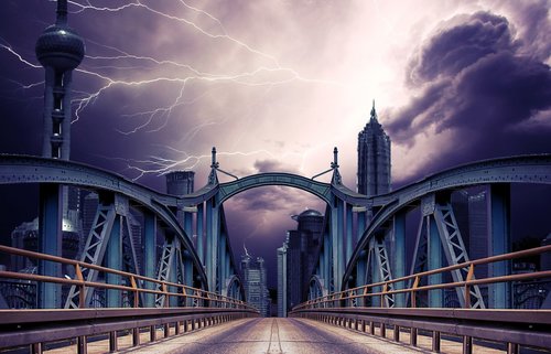 lightning  city  bridge