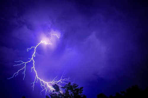 lightning  thunderstorm  storm