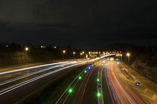 lights vehicle road