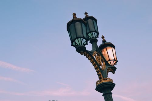 lamp lights street