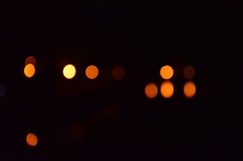 lights out of focus background