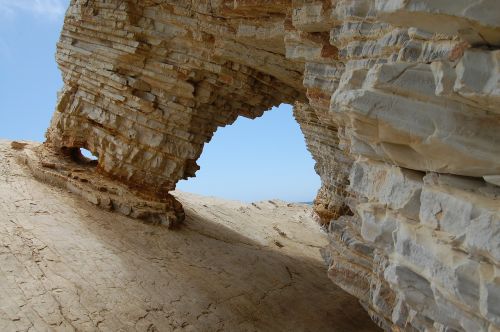 limestone rock arch