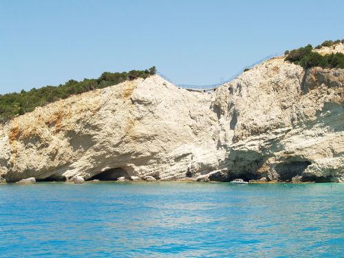 limestone rock sea