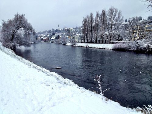 limmat river winter