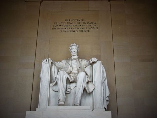 lincoln memorial washington dc abraham lincoln