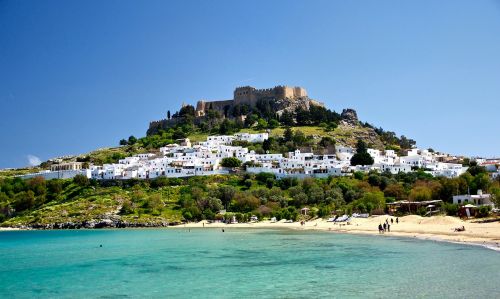 lindos greece buildings