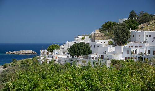 lindos greece town