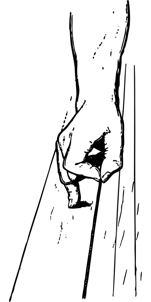 line chalk marking