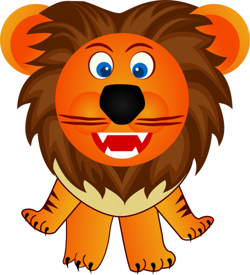 lion animal cute