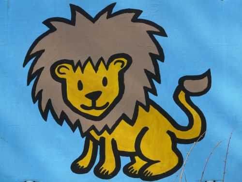 lion comic figure