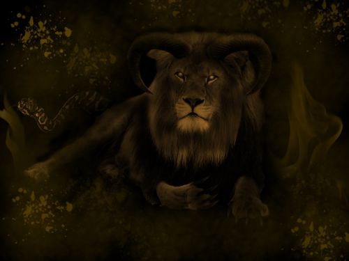 lion art digital