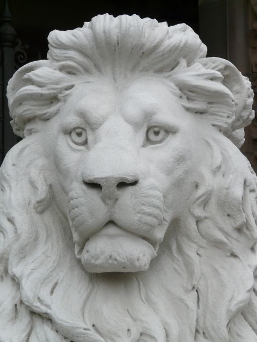 lion statue figure