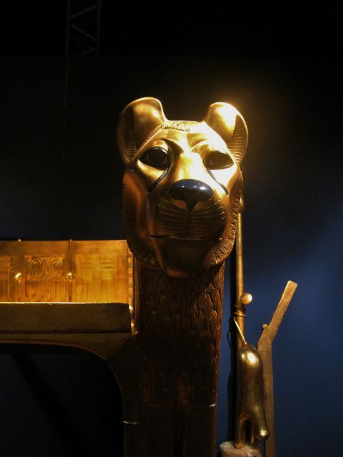 Lion&#039;s Head On Tutankhamun&#039;s C