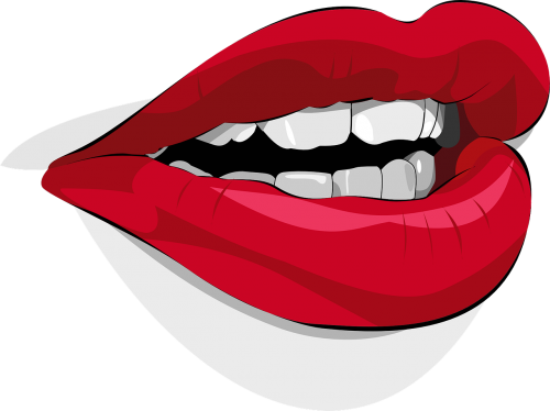 lips red lipstick