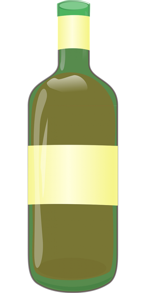 liquor bottle green