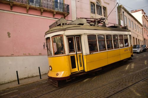 lisbon travel yellow