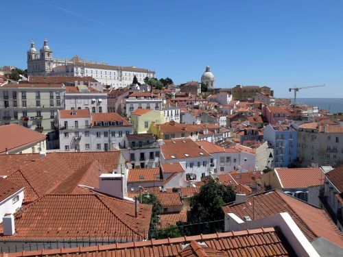 lisbon building old town