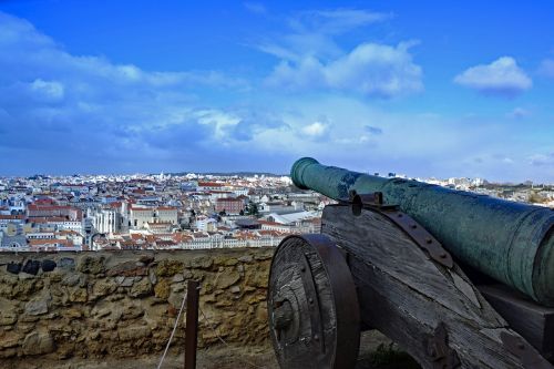 lisbon portugal castle of sao jorge