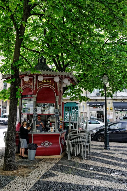 lisbon portugal kiosk