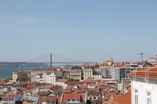 lisbon  portugal  skyline