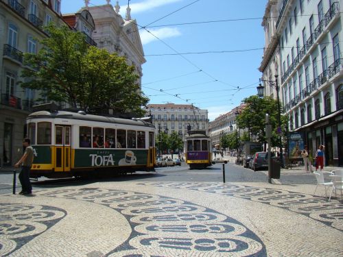 lisbon portugal tram