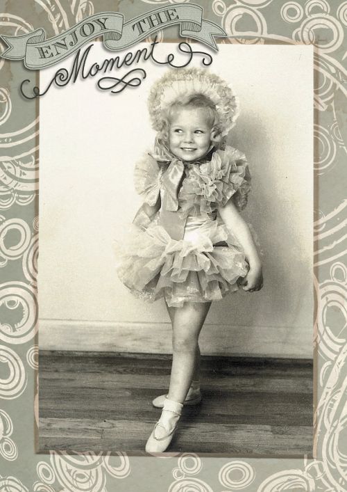 little vintage girl