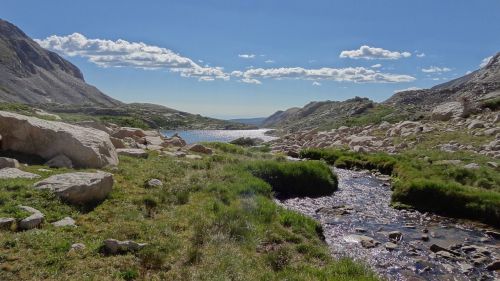 little blue lake blue lake rocky mountains