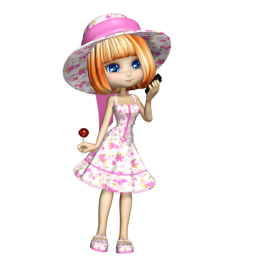 little girl cute doll