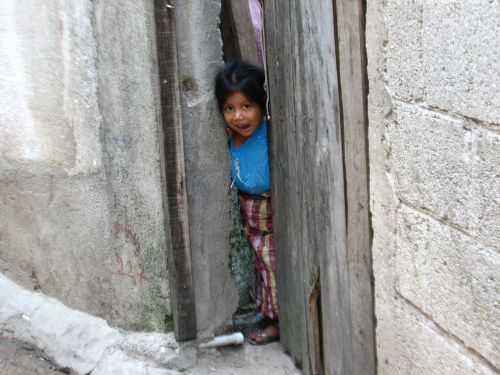 little girl guatemala happy