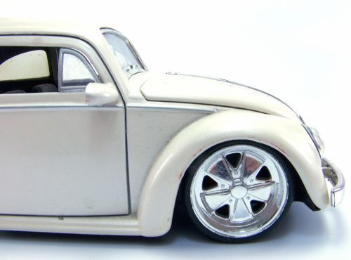 Little Model Car Isolated On White