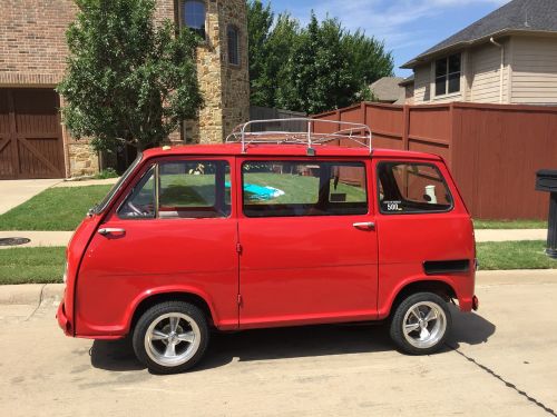 little red car volkswagon van