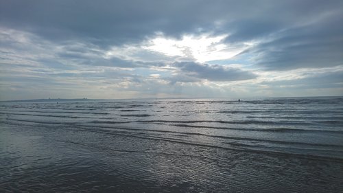 liverpool  crosby beach  beach