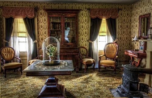 living room victorian historic