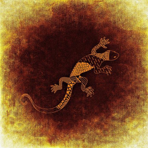 lizard reptile abstract