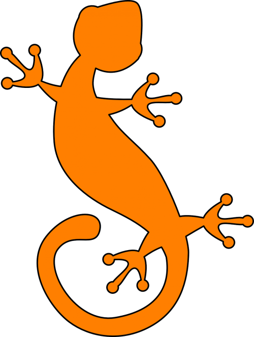 lizard gecko logo