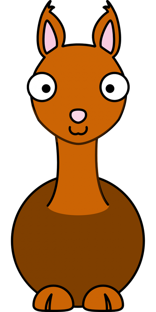 llama brown animal