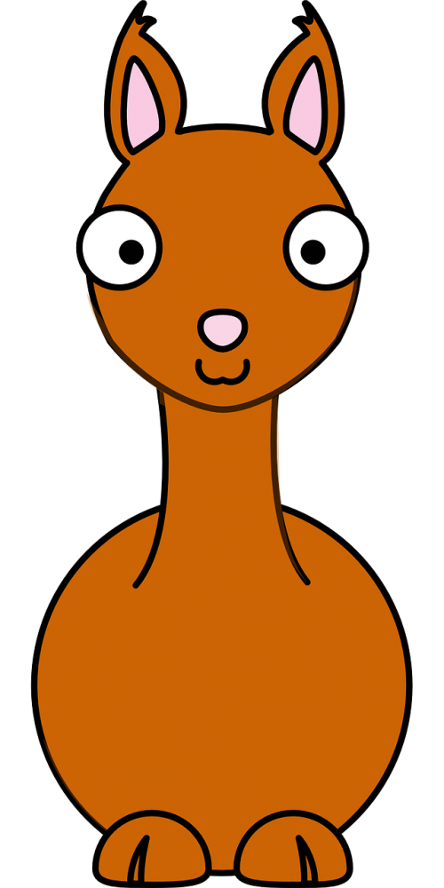 llama deer brown