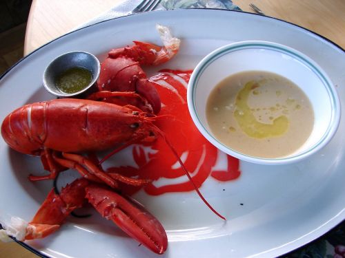 lobster bisque dinner