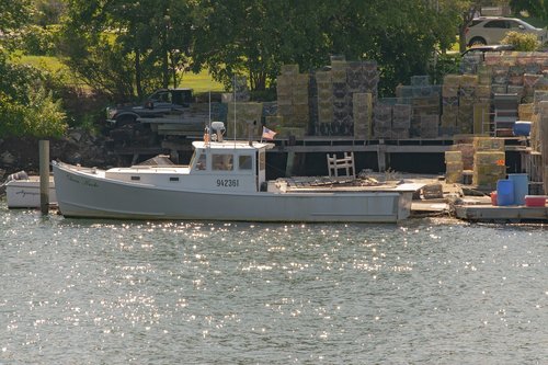 lobster boat  boat  docked