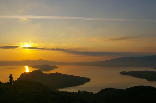 loch islands sunset