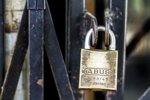 lock padlock metal
