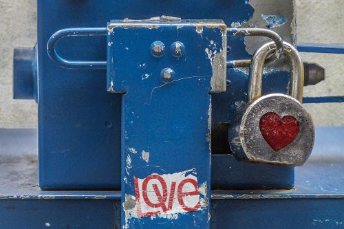lock padlock heart