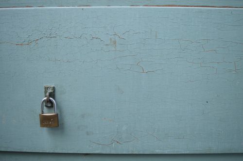 lock door green