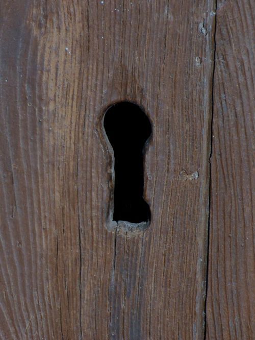 lock keyhole old