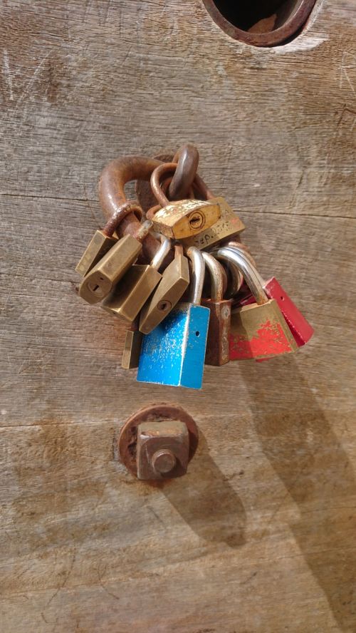 lock padlock closeup
