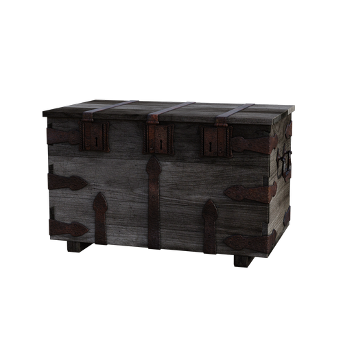 lock  box  wooden